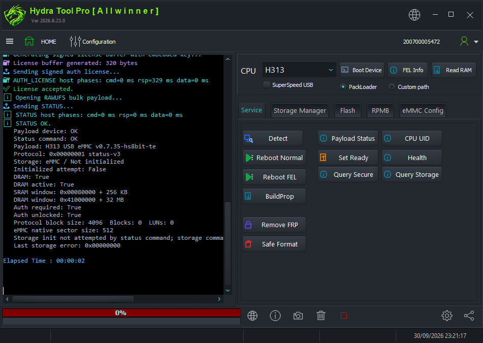 Allwinner Payload Status