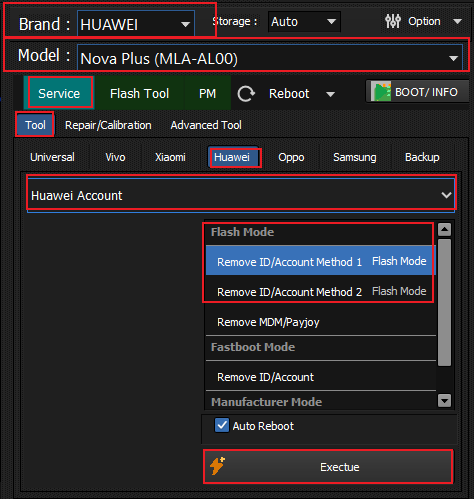 Huawei Qualcomm Remove Huawei ID