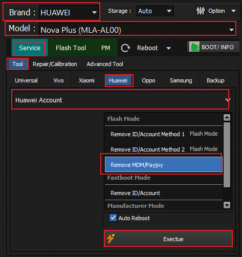 Huawei Qualcomm MDM Remove
