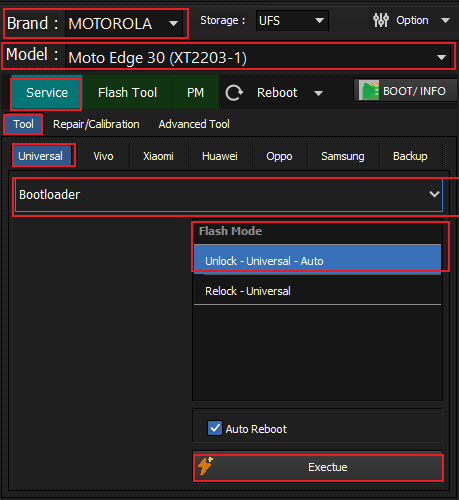 Motorola Qualcomm Bootloader Unlock by EDL Mode