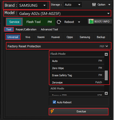 Samsung Qualcomm FRP Remove