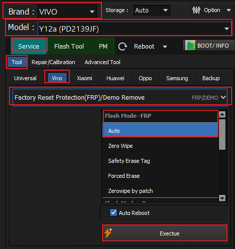 Vivo Qualcomm FRP Remove