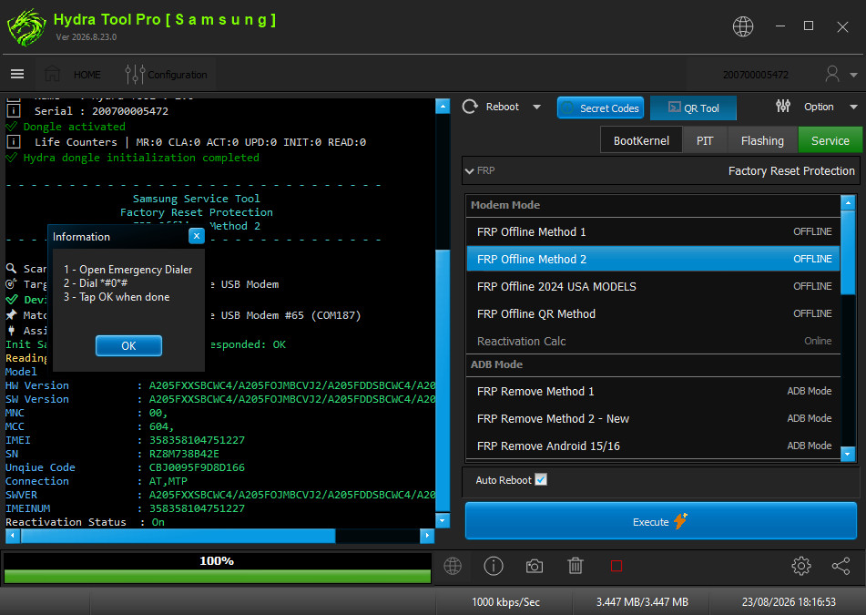 Samsung MTK FRP by MTP step 2