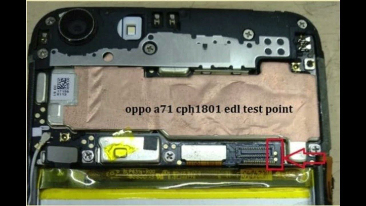 OPPO A71 Testpoint